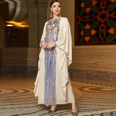 Eid Middle East Kaftan Elegant Vestidos