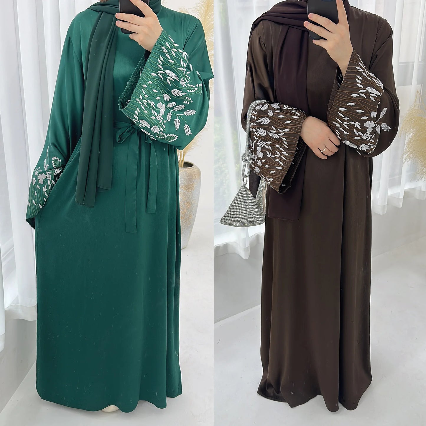 Women Embroidery Maxi Abaya