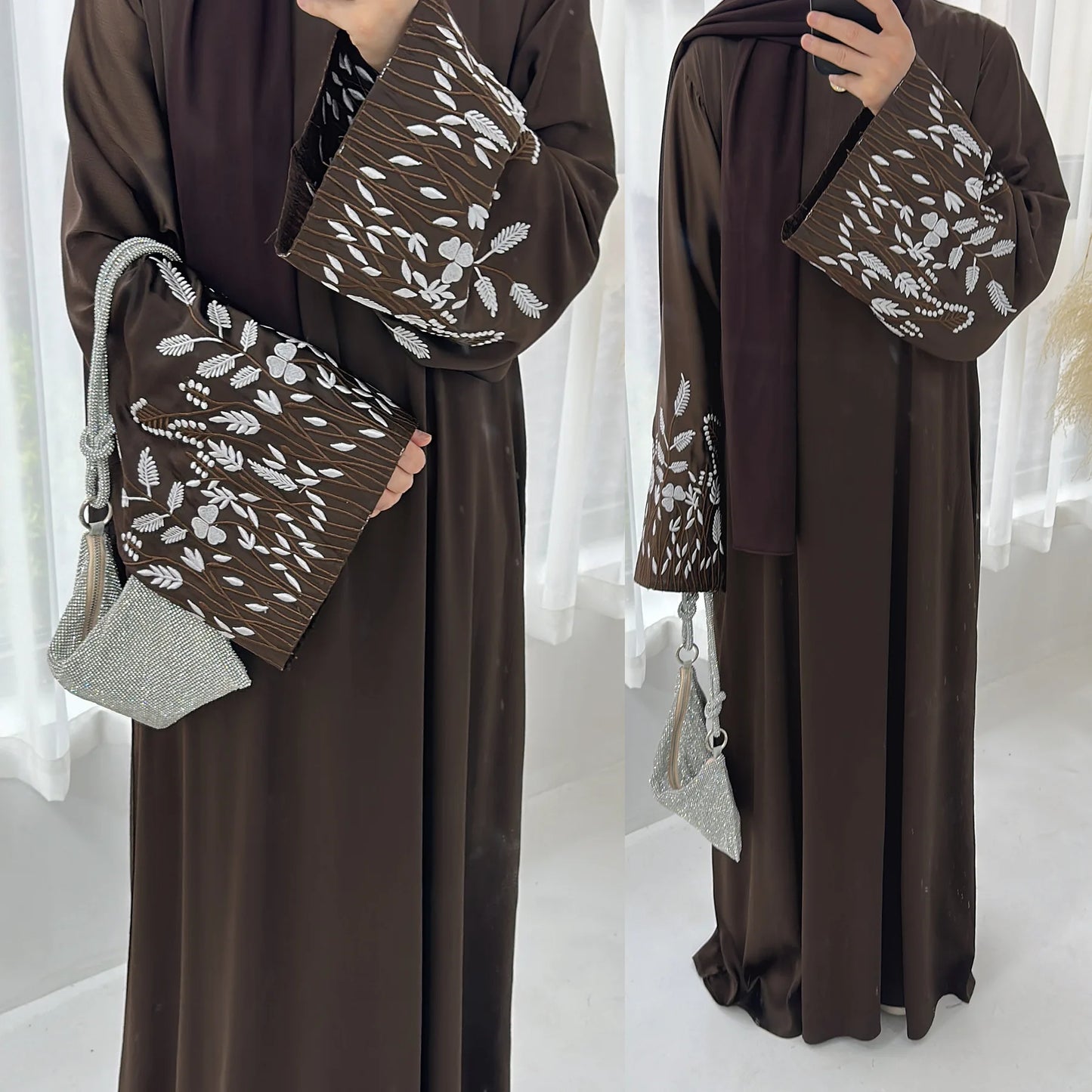 Women Embroidery Maxi Abaya