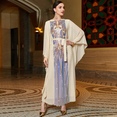 Eid Middle East Kaftan Elegant Vestidos