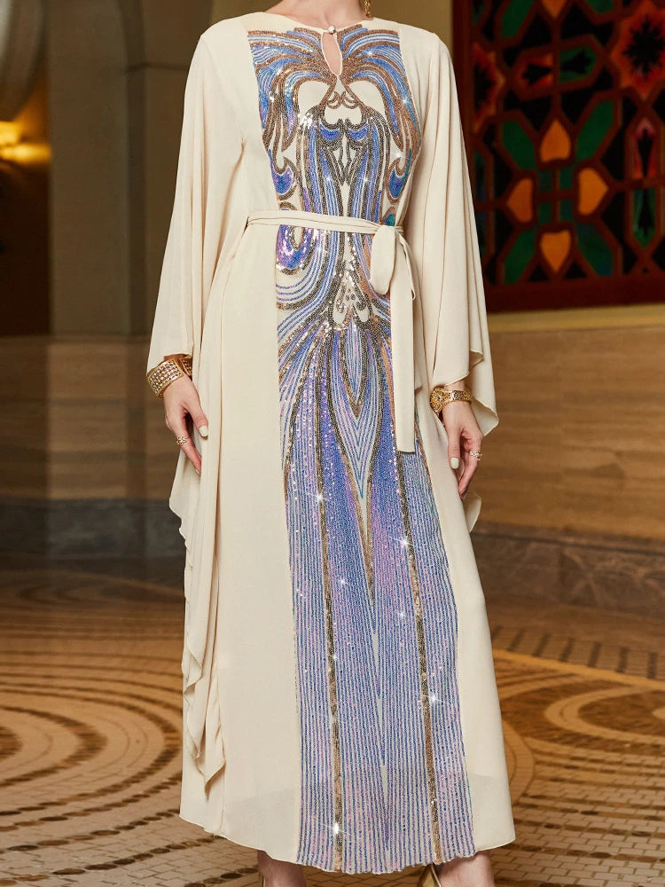 Eid Middle East Kaftan Elegant Vestidos