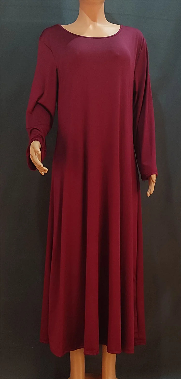 Polyester African Dresses for Women 2022 Traditional Loose Abaya  African Boubou Robe African Femme Clothes with Inner