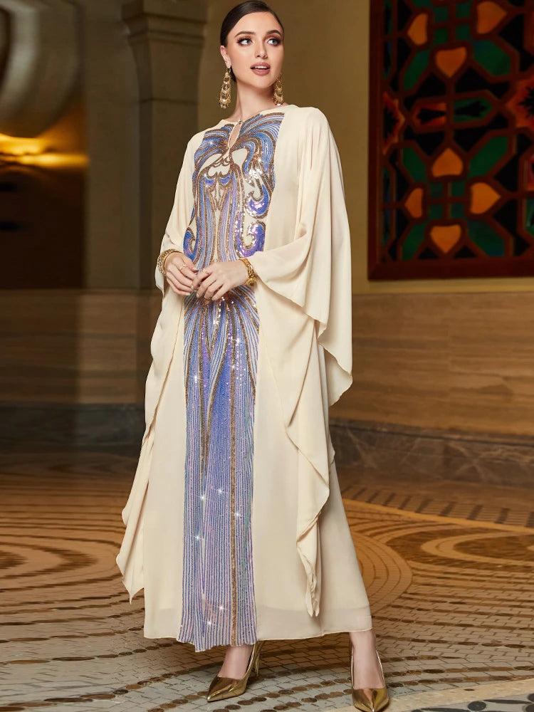 Eid Middle East Kaftan Elegant Vestidos