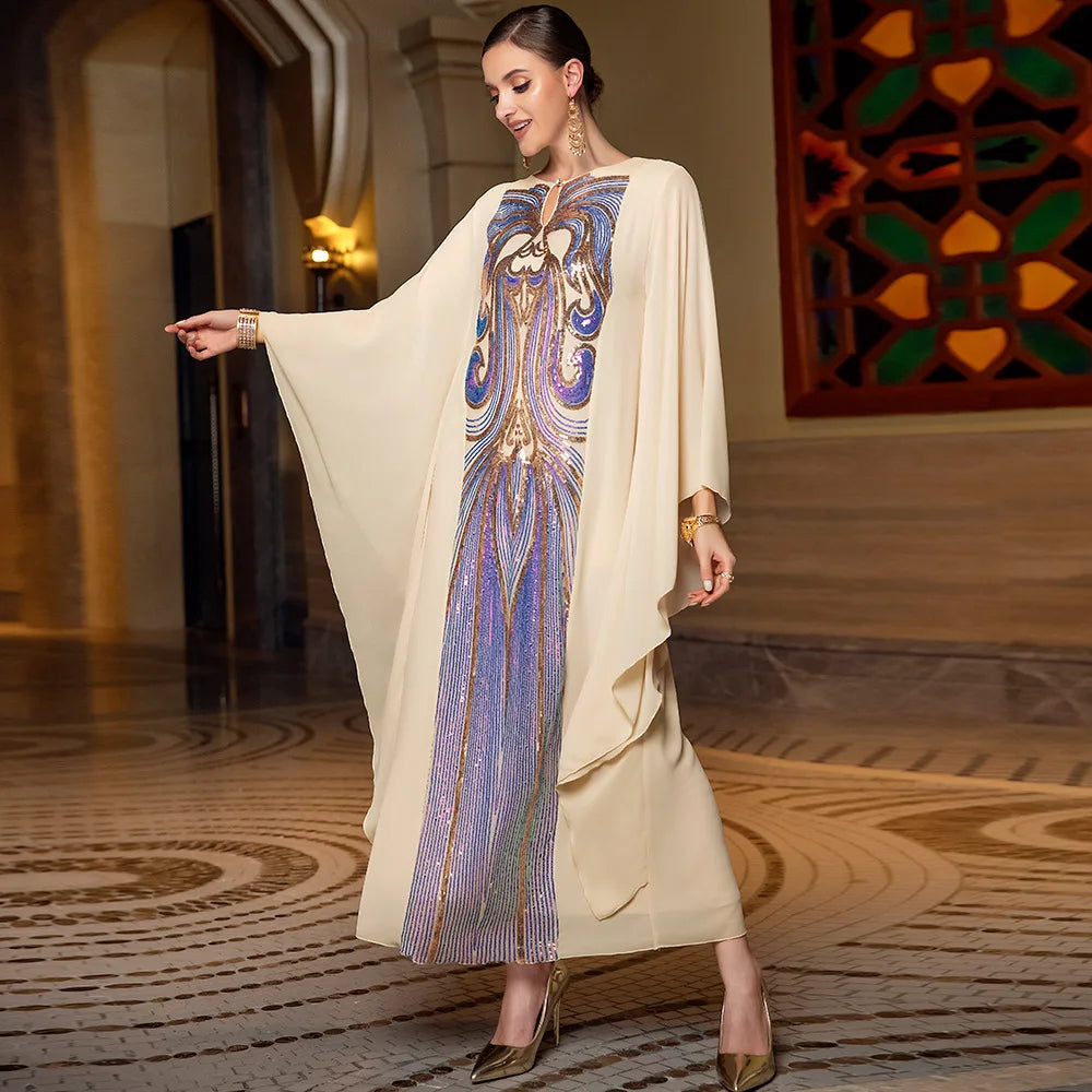 Eid Middle East Kaftan Elegant Vestidos