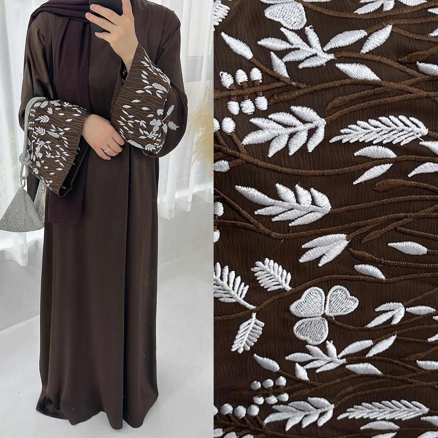 Women Embroidery Maxi Abaya