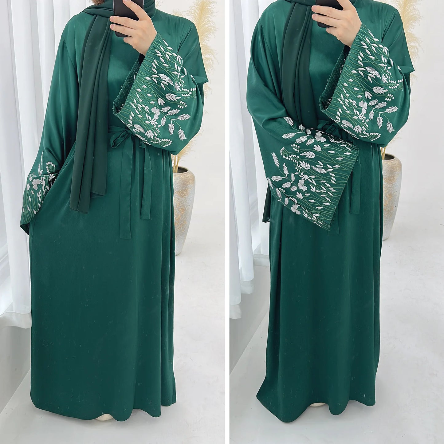 Women Embroidery Maxi Abaya